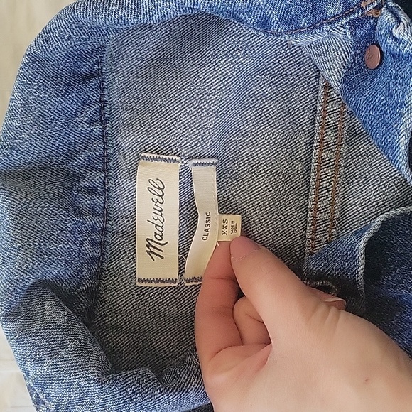 Madewell Classic Denim Jacket XXS/Jean Jacket - Picture 3 of 7